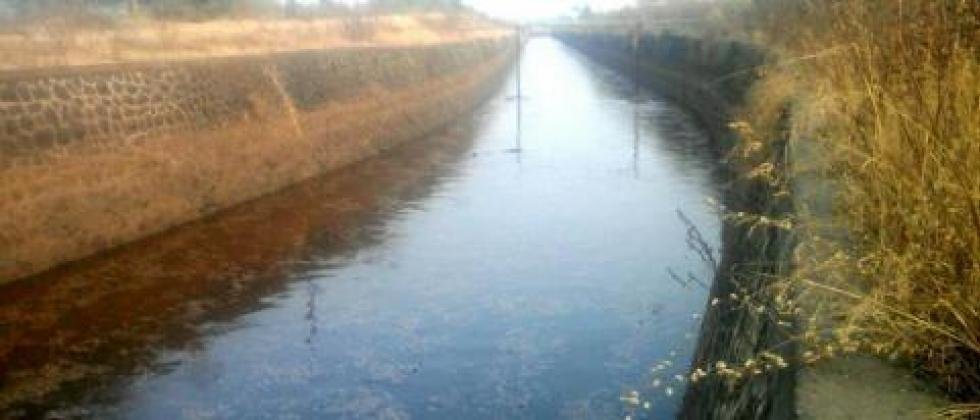टेंभू योजनेचे पाणी सोडले;  ‘बंदिस्त पाइप’ची चाचणी सुरू Released the water of the Tembhu scheme; Testing of 'closed pipe' begins